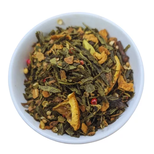 Herbata zielona korzenna Zielone Ciasteczko - obrazek 2