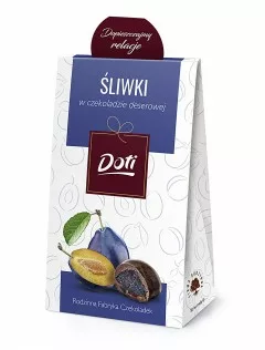 Śliwki w czekoladzie deserowej