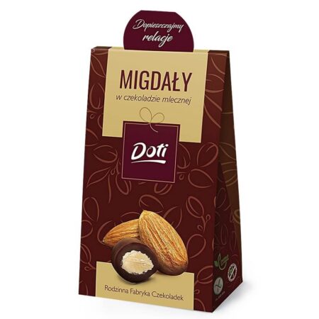 Migdały w mlecznej czekoladzie 50g