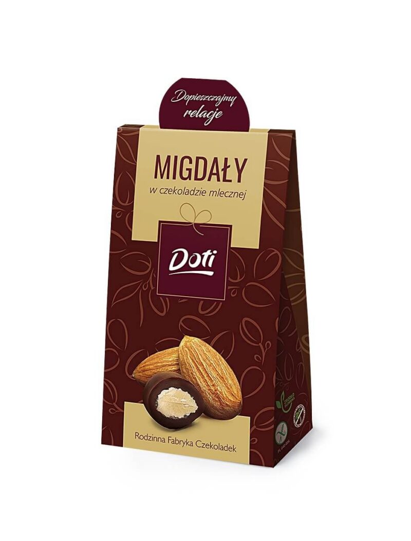 Migdały w mlecznej czekoladzie 50g