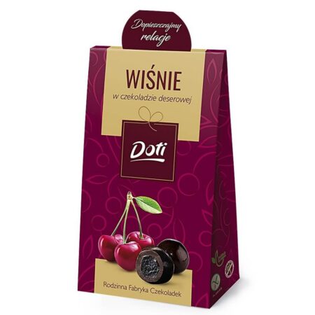Wiśnie w czekoladzie deserowej 50g