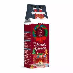 Kalendarz adwentowy z herbatami komin