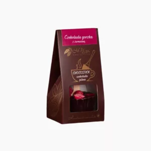 Chocostick z czekolady gorzkiej 70,4% z nutą żurawiny 60g