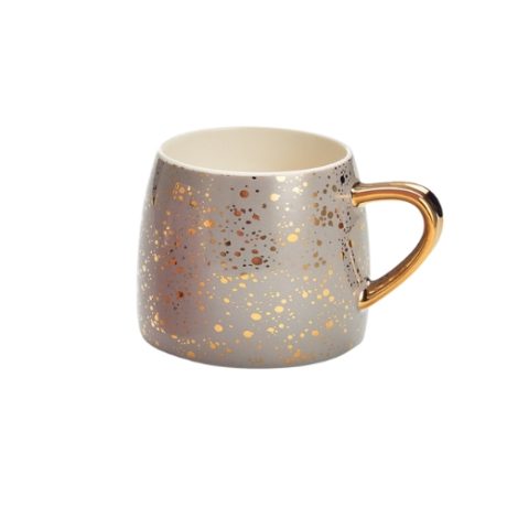 Kubek szary ze złotem 300ml