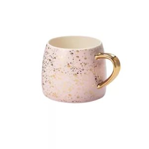 Kubek delikatny róż ze złotem 300ml