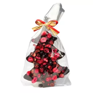 Choinka czekolada ciemna żurawina, porzeczka 40g