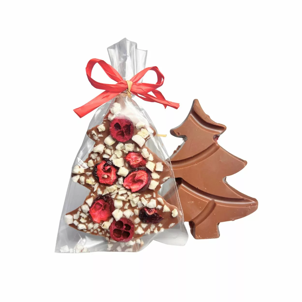 Choinka czekolada mleczna żurawina, jabłko 40g
