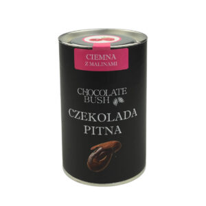 Czekolada do picia gorzka 70% z malinami 200g