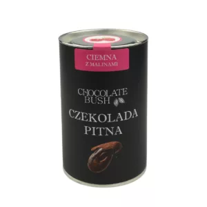 Czekolada do picia gorzka 70% z malinami 200g