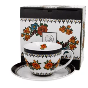 Filiżanka ze spodkiem INDIGO 2