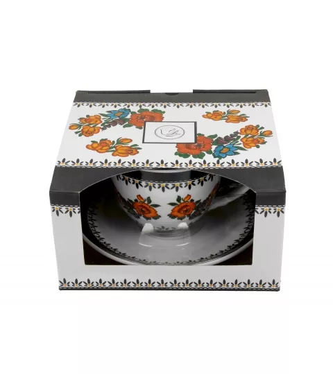 Filiżanka ze spodkiem INDIGO 2 - obrazek 2