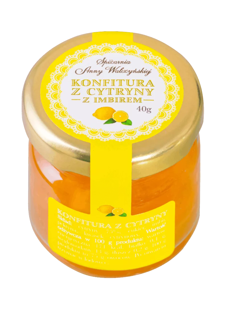 Konfitura Cytryny z Imbirem 40g