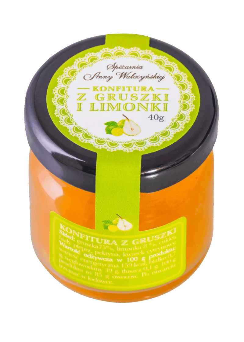 Konfitura z gruszki i limonki 40g