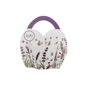 Kubek 460 ml w "koszyczku" CLASSIC LAVENDER