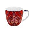 Kubek 460 ml w "koszyczku" MANU RED - obrazek 2