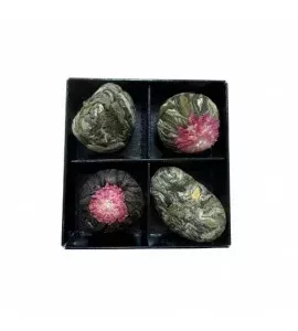 Zestaw bombonierka 4 herbat kwitnących