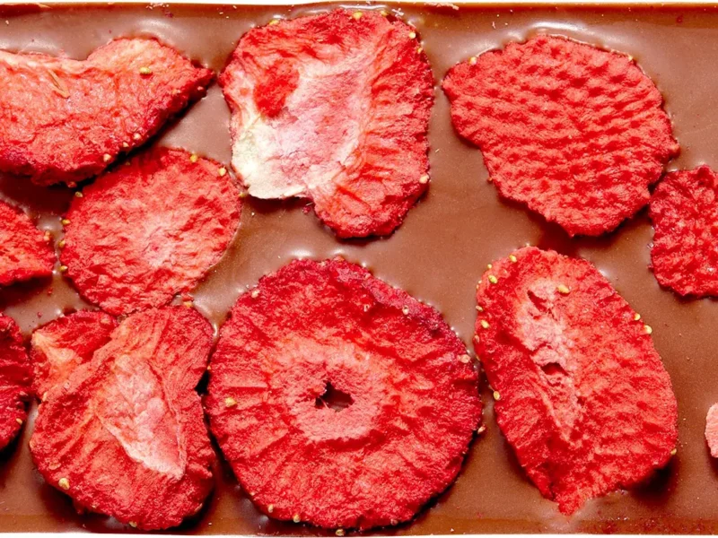 Czekolada Mleczna BIO truskawka - obrazek 2