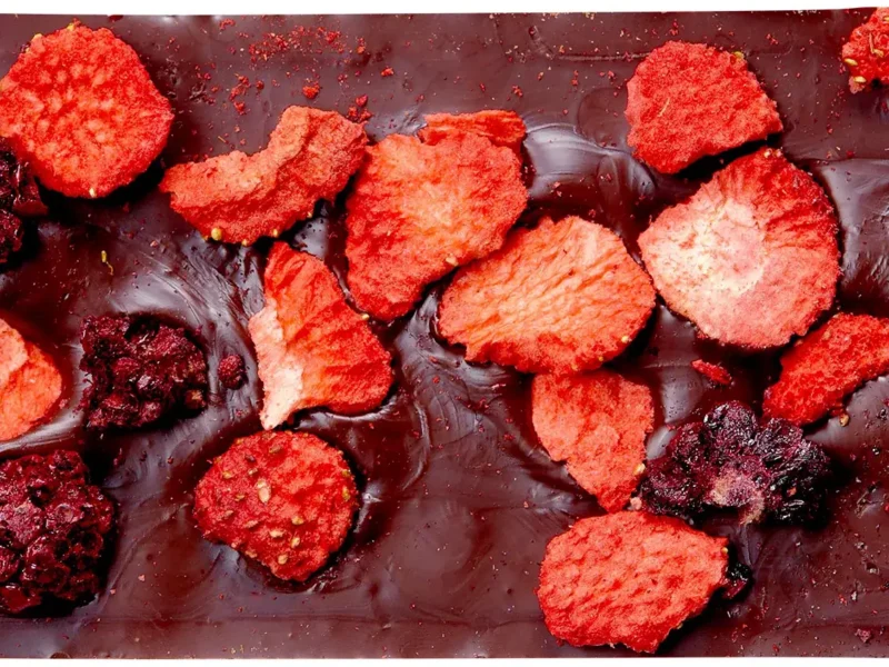 Czekolada Deserowa BIO truskawka i jeżyna - obrazek 2