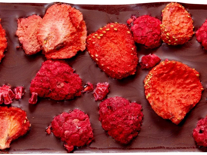 Czekolada Deserowa BIO truskawka i malina - obrazek 2