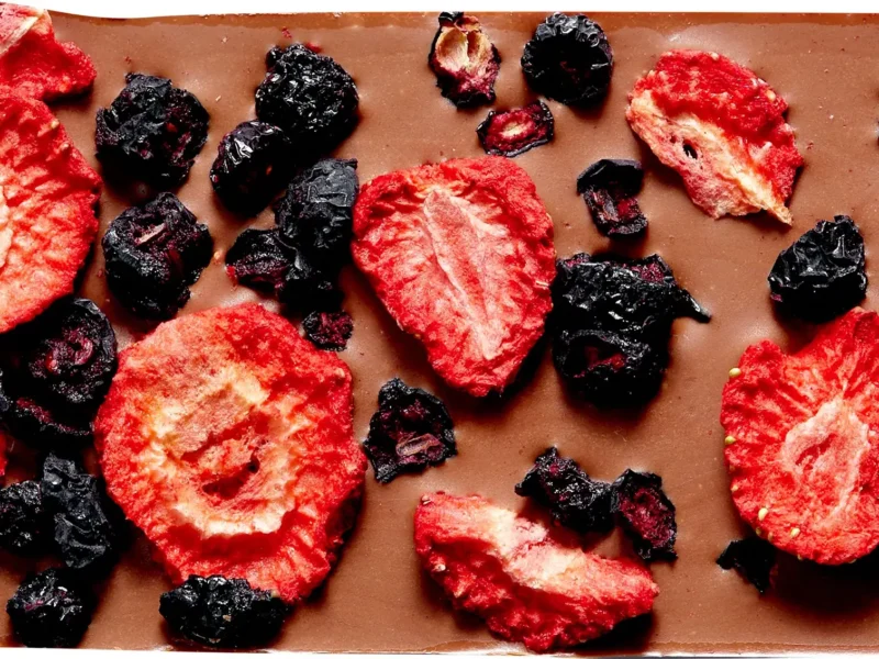 Mleczna czekolada bez dodatku cukru – żurawina, czarna porzeczka - obrazek 2