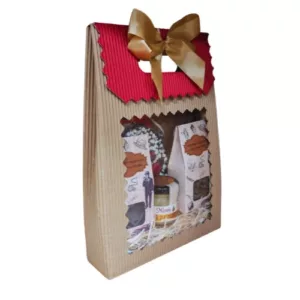 Zestaw prezentowy dla dziadka 2 herbaty, czekoladowe serce, miód