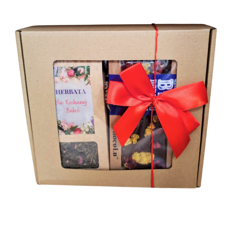 Zestaw prezentowy dla babci herbata, czekolada Na Dzień Babci - obrazek 3