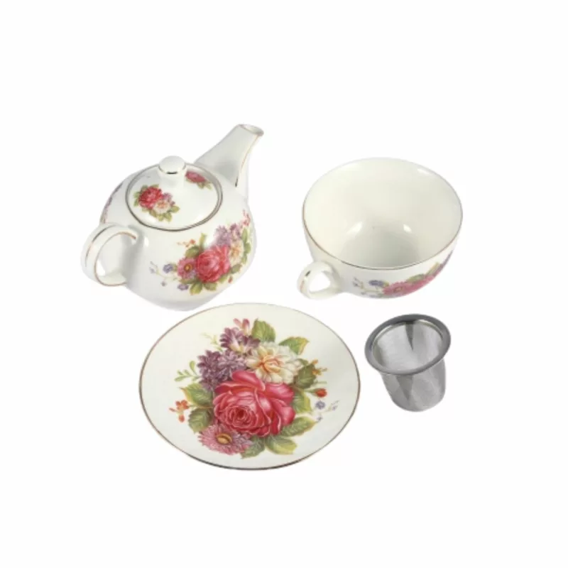 Tea For One Classic Róże - obrazek 2