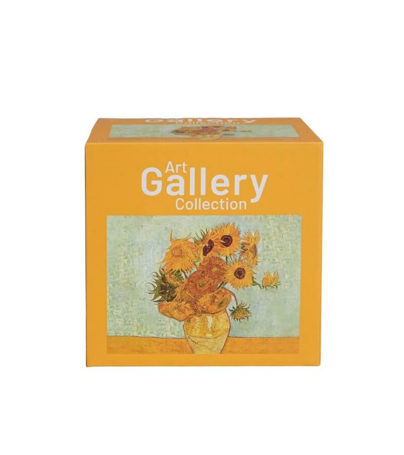 Filiżanka z dzbankiem i zaparzaczem SUNFLOWERS inspired by Van Gogh - obrazek 3