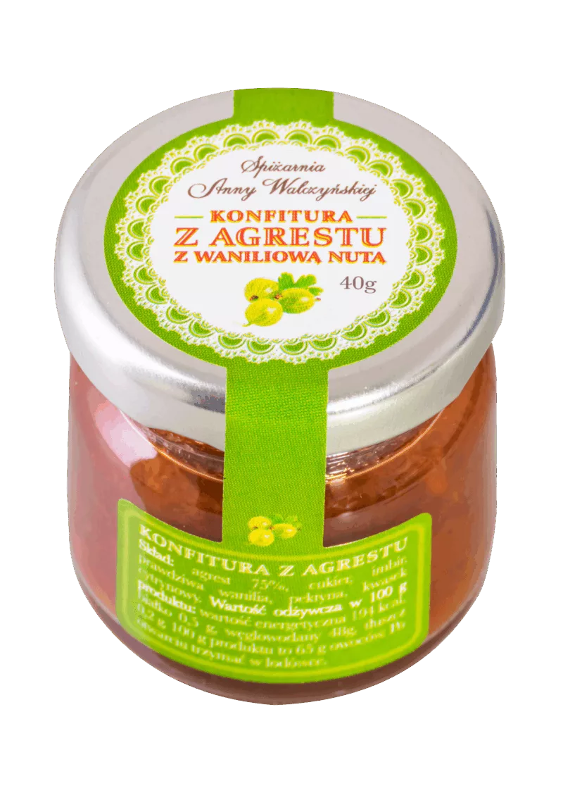Konfitura Agrestu z Waniliową Nutką