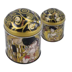 Puszka - G. Klimt, Pocałunek/Adele