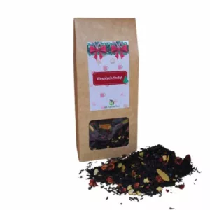 Herbata czarna świąteczna Santa Berry w pudełku na prezent 50g