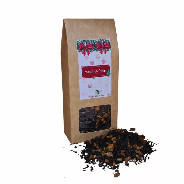 Herbata czarna świąteczna Tarta del Noel w pudełku na prezent 50g