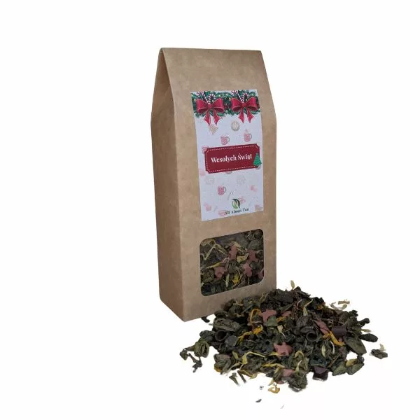 Herbata zielona świąteczna Pierniczki w Czekoladzie w pudełku na prezent 50g