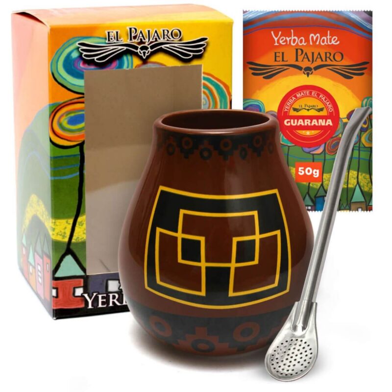 Zestaw Yerba Mate w pudełku Matero Peru