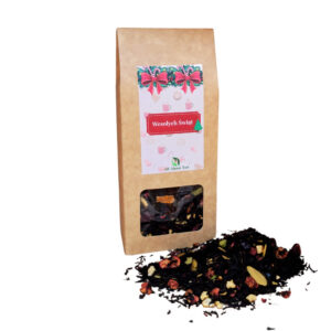 Herbata czarna świąteczna Santa Berry w pudełku na prezent 50g