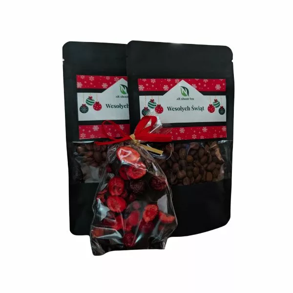 Zestaw prezentowy dwie kawy i choinka z czekolady - obrazek 3