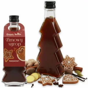 Syrop zimowy piernikowy 250 ml naturalny wanilia butelka choinka do herbaty