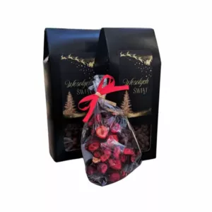 Zestaw prezentowy dla kawosza na święta dwie kawy, czekolada