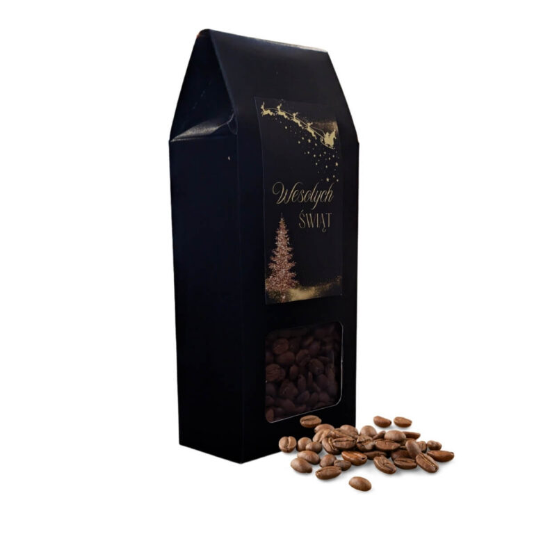 Kawa smakowa w czarnym eko pudełku 100g