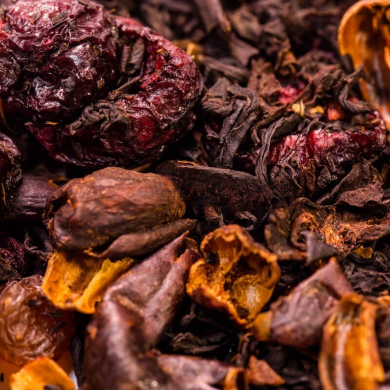 Herbata czarna Dzika Wiśnia w pudełku na prezent na Dzień Babci - obrazek 3