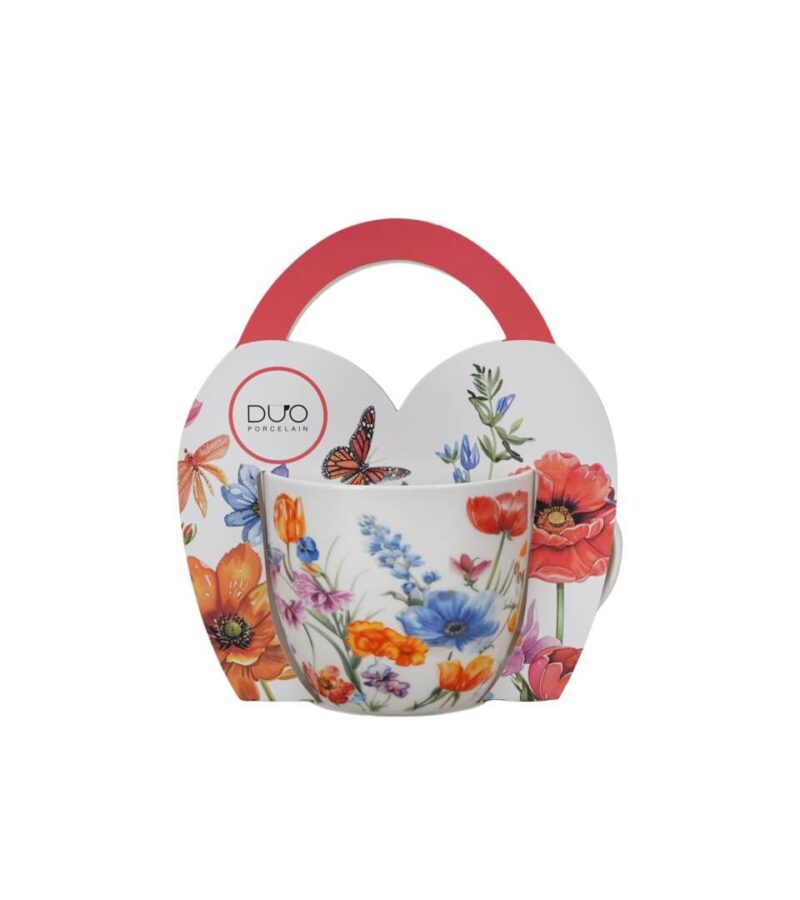 Kubek 460 ml w "koszyczku" SPRING