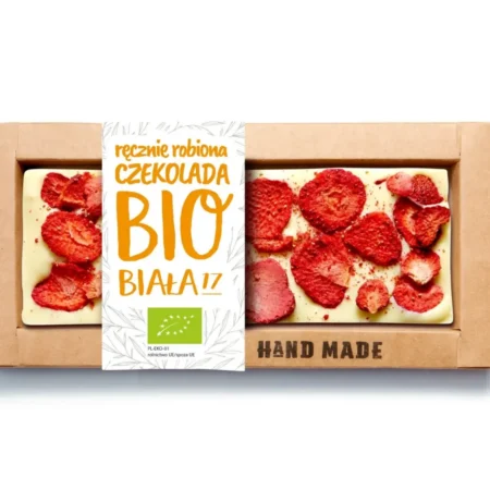 Czekolada Biała BIO truskawka