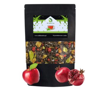 Herbata czarna smakowa z granatem  Rozosz Granatu