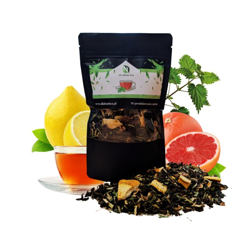 Herbata czerwona Pu erh Grapefruit Fit